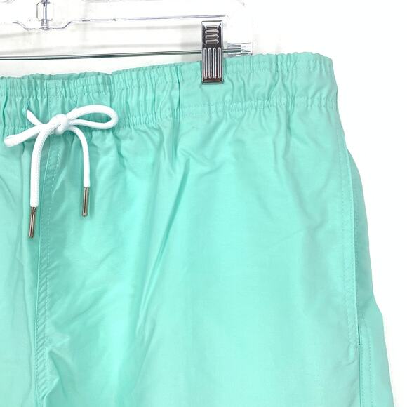 Culprit Swimwear Men's XXL Solid Light Turquoise Swim Short Bottoms NEW - Picture 3 of 7